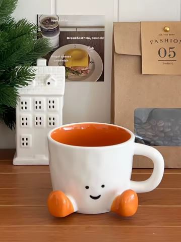 Happy face coffee mug